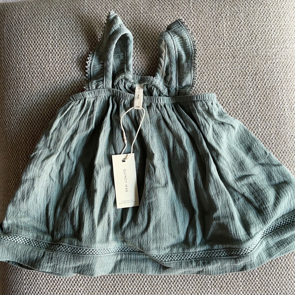 Infant Woven Ruffle Tube Dress 3-6mo